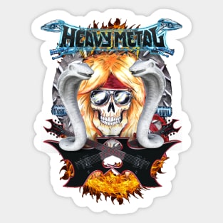 Heavy metal Sticker